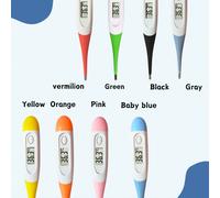 1 pezzo Termometro digitale per adulti, termometro orale a lettura rapida in 10 secondi per la misurazione della febbre. Disponibile in più colori, materiale morbido e confortevole. Pratico per l'uso 