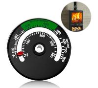 1 Pezzo Termometro Magnetico per Stufa a Legna, Misuratore di Temperatura per Bruciatore e Tubo della Stufa, Controllo Preciso e Facile Installazione