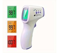 1 pezzo Termometro senza contatto, misura la temperatura corporea con ampio display LED (batterie non incluse), termometro digitale ad alta precisione Tagli UnicaABS