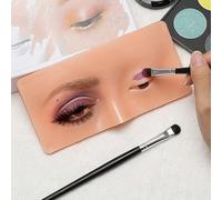 1 pezzo Testa manichino per esercitarsi con il trucco - perfetto per sopracciglia, extension per ciglia e ciglia - migliorare la tecnica e migliorare il tuo look Silicone