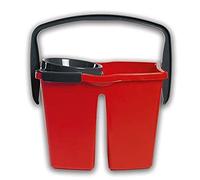 1 pezzo Tonkita Professional DUPLEX 14 L secchio doppia vasca cm. 36x27x26 strizzatore professionale