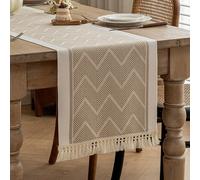 1 pezzo Tovaglia impermeabile con nappe, adatta per la decorazione della casa, matrimoni, ristoranti e salotti 35*180,35*120,35*210,35*160,35*240,35*270,35*300,35*350Poliestere