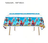 1 pezzo Tovaglia Marvel Spider-Man, tovaglia con Spider-Men di universi multipli, aggiunge un'atmosfera magica alle feste, tovaglia regalo essenziale per vacanze, feste, Capodanno, San Valentino, Pasq