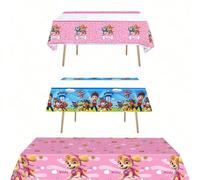 1 pezzo Tovaglia Paw Patrol per decorazioni festa di compleanno, tovaglia con cartoni animati di cani, accessori per feste, perfetta per feste, compleanni, vacanze, decorazione tavola, regalo per fest