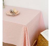1 pezzo Tovaglia rettangolare a quadri, stile rustico semplice, texture morbida adatta per picnic all'aperto in primavera/estate, cucina, cena, ristorante, decorazione tavolo per feste, decorazione au