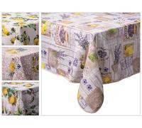 1 Pezzo Tovaglia Tavolo Antimacchia Decoro Limoni 140 x 180 cm 4 Decori