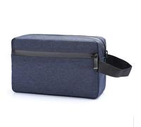 1 Pezzo Trousse Da Viaggio Impermeabile Multicolore Con Chiusura Lampo E Grande Capacità, Kit Di Rasatura Da Uomo, Essenziale Per La Crociera, Trousse Da Toilette Minimalista Stile Maillard Colore Aut