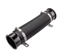 1 Pezzo Tubo Flessibile Regolabile Per Aspirazione Aria Fredda Turbo Per Auto 76Mm Tubo Aspirazione Presa Aria(Black)