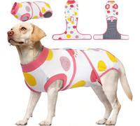 1 pezzo Tuta morbida per il recupero post-operatorio per cani, taglie piccola/media/grande, tuta protettiva unisex per cani dopo l'intervento chirurgico L,M,S,XL,XS,XXLFumetto,Geometrico,GraficoTessut