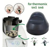 1 pezzo, utilizzato per il dispositivo di evitamento dell'impasto TeigPRO TM5 TM6 di Thermomix, copertura di protezione anti-pizzicamento della lama impastatrice, che impedisce la formazione di residu