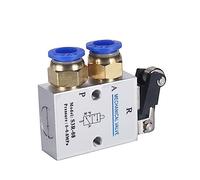 1 pezzo valvola meccanica S3R-M5 leva a rullo valvola meccanica con M5 BSP M5 pollici 3 vie 2 posizioni (S3R-M5 PC12-M5)