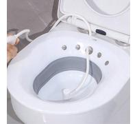 1 pezzo Vasca da bagno sitz per donne in gravidanza, bacino pieghevole senza accovacciamento per bagno di erbe e cura perineale, vasca da bagno riutilizzabile per sollievo dalle emorroidi e recupero p