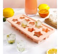 1 pezzo Vaschetta del ghiaccio design stella Tagli UnicaSilicone