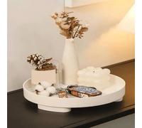 1 pezzo Vassoio alla moda e semplice per esporre chiavi, vaso di fiori e cosmetici sul comò e per conservare aromaterapia e trucco, ottimo regalo per compleanni, piatti, accessori per la cucina, decor