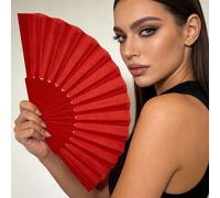 1 pezzo Ventaglio pieghevole in plastica semplice, adatto per feste, banchetti, matrimoni come accessorio Tagli UnicaColore unicoABS