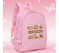 1 pezzo Zaino alla moda con stampa di capibara, con cinghie regolabili, design con stampa casuale, adatto per uscite casual, viaggi, campeggio, lezioni di danza e uso quotidiano, regalo ideale per le 