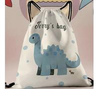 1 pezzo Zaino con coulisse personalizzato con motivo a nome, personalizzabile secondo il tuo design unico, adatto per bambini e adolescenti, stampa il tuo nome o quello di tua sorella e compagni di cl