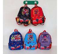 1 pezzo Zaino Marvel Spiderman, zaino da giorno con cartone animato, borsa da viaggio e sport all'aperto - Parte superiore regolabile, materiale durevole, tasca con cerniera frontale e tasche laterali