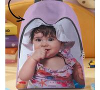1 pezzo Zaino personalizzabile con foto, personalizzato con il tuo design unico, adatto per bambini e adolescenti, ottimo come regalo per occasioni come il Ramadan, la Festa della Mamma, il ritorno a 