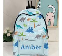 1 pezzo Zaino personalizzabile con tasche, adatto per bambini e adolescenti, in grado di stampare il tuo nome o il nome di un amico/membro della famiglia come regalo, ottimo per la Festa della Mamma,