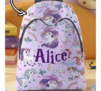 1 pezzo Zaino personalizzato con nome, può essere personalizzato secondo il tuo design unico, adatto per bambini e adolescenti, stampa il tuo nome o i nomi di tua sorella e compagni di classe come reg