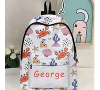 1 pezzo Zaino personalizzato con stampa del nome, adatto per bambini e adolescenti, può essere personalizzato con un design unico, ottimo come regalo per stampare i nomi di fratelli o compagni di clas