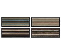 1 Pezzo Zerbino Tappeto Stampato Magic Gomma Naturale 25 x 75 cm 4 Decori