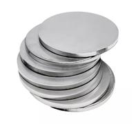 1 piastra rotonda in acciaio inox 304 - Diametro 50-350 mm, Spessore 0,5-5 mm, Disco circolare ad alta resistenza e resistente all'erosione(3mmx250mm)