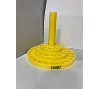 1 PIATTO GIREVOLE ESPOSITORE CLIPPER ORIGINALE EXPO PER ACCENDINI PICCOLI 48 POSTI (MICRO, GIALLO)