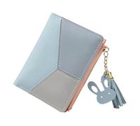 1 piccolo portafoglio da donna, elegante ciondolo a forma di coniglio, carino e semplice, accessorio da viaggio per qualcuno di speciale, per compleanno, Halloween o Natale, Blu, No, No