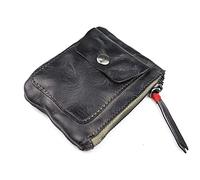 1 Piece Hand Washed Vintage Wallet Painted Old Coin Purse Card Holder Wallet Zipper (Color : D, Size : 8 * 1 * 11cm)