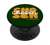 1. Pietro 2:9 Scelto Cristiano Design Gesù Cristo Bibleverse PopSockets PopGrip Adesivo