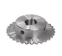 1 pignone in acciaio inox 20T-28T 08B, 20/21/22/28 denti, foro per ruota dentata industriale, passo 14-40 mm, passo 12,7 mm (22 mm (scanalatura 6 mm), 25 denti)