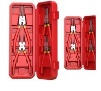 1 pinza di espansione multifunzione, pinza for anelli di sicurezza, pinza for schede, anello elastico di sicurezza interno ed esterno di grado industriale a doppio scopo