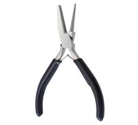 1 Pinza For Anelli Di Filo, 5'', Rotonda, Concava, Di Precisione, For Piegare I Fili, For Progetti Fai Da Te Di Creazione Di Gioielli E Hobby.(Black)