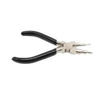 1 Pinza For La Creazione Di Cauzioni 6 In 1 For Anelli Multi-step Fai Da Te, Pinze For Piegare Fili In Acciaio Al Carbonio, Strumenti For Gioielli(Black)
