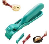 1 pinza per piastra calda, pinze per piastra calda, multifunzione, anti-scottatura, supporto per piatti in silicone antiscivolo, per forno a microonde, utensile da cucina per ciotole (GN-1PC)