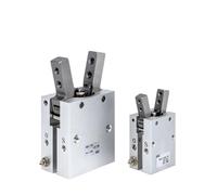1 pinza pneumatica angolare tipo standard a 2 dita, angolo di apertura/chiusura da 30° a -10°, foro 10/16/20/25 mm(MHC2-D2,Bore 16mm)