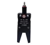 1 pinza pneumatica per manipolatore per stampaggio a iniezione con interruttore a sensore, clip per becco dell'acqua, cilindro per braccio robotico (interruttore MINI B)