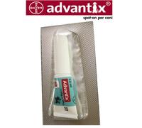 1 pipetta ADVANTIX SPOT-ON CANE CANI 4-10 KG ELIMINA ZECCHE PULCI PIDOCCHI 1 ml