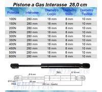1 PISTONE A GAS MOLLA A PRESSIONE PER LETTO, MOBILI,CUCINA, 23 TIPI, RICAMBIO