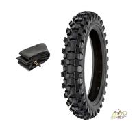 1 PNEUMATICO + 1 CAMERA MOTO MINI CROSS 3.00 - 12 TASSELLATO MINIMOTO MINICROSS