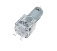 1 pompa for acqua autoadescante DC 7,4 V 12 V 24 V con testa micro trasparente, motore 395, portata 84 l/h 96 l/h, membrana silenziosa