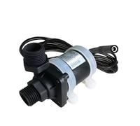 1 pompa for acqua mini senza spazzole IP68 12V 24V con filettatura a 4 punti, for scaldabagno solare, doccia, fontana, pompa di rilancio(24V 26.4W2)