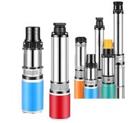 1 pompa for pozzi profondi: pompa 'acqua 12V/24V/48V/60V/72V, pompa sommergibile ad alta prevalenza, pompa booster(DC12V7M500W)