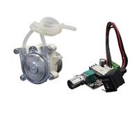 1 pompa peristaltica micro 6V-12V piccola 500 motoriduttore regolazione dosaggio pompa acqua liquida direzione inversa(Pump with Controller)
