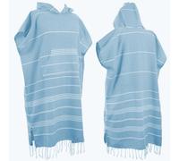 1 poncho in cotone turco grande, accappatoio da surf con cappuccio e tasca frontale, assorbente e indossabile, asciugamano da spiaggia con cappuccio, per adulti, uomo, donna, spiaggia, piscina e nuoto