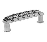 1 ponte a sella regolabile per chitarra Yootones compatibile con Fender Mustang Jaguar e Jazzmaster (cromato)
