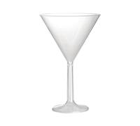 1 Porta Confetti Calice Martini in plastica diam 16x h 24 cm