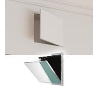 1 porta di accesso in cartongesso pre-incassata con telaio in lega di alluminio e interruttore a pressione for la manutenzione di pareti e soffitti(800x800mm)